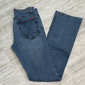 Vintage Guess Women's Straight Leg Blue Jeans